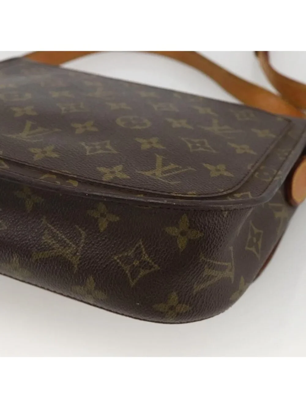 Authentic LOUIS VUITTON Monogram Saint Cloud GM Shoulder Bag M51242 LV